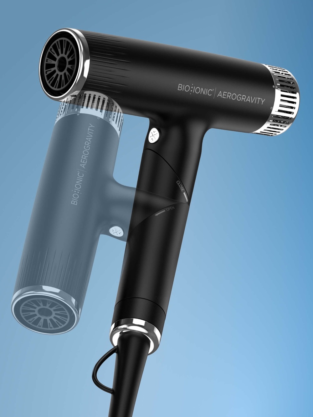 Bio:ionic Aerogravity Professional Hair Dryer in Black